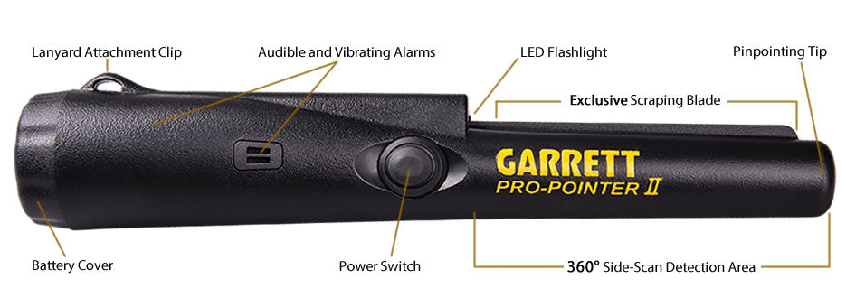 CSI Pro-Pointer II Hand Held Metal Detector - Security Detection