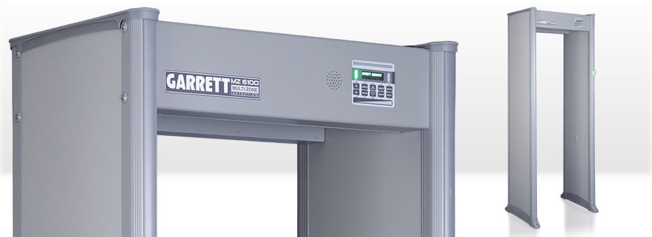 Garrett MZ 6100 Walk Through Metal Detector - Security Detection