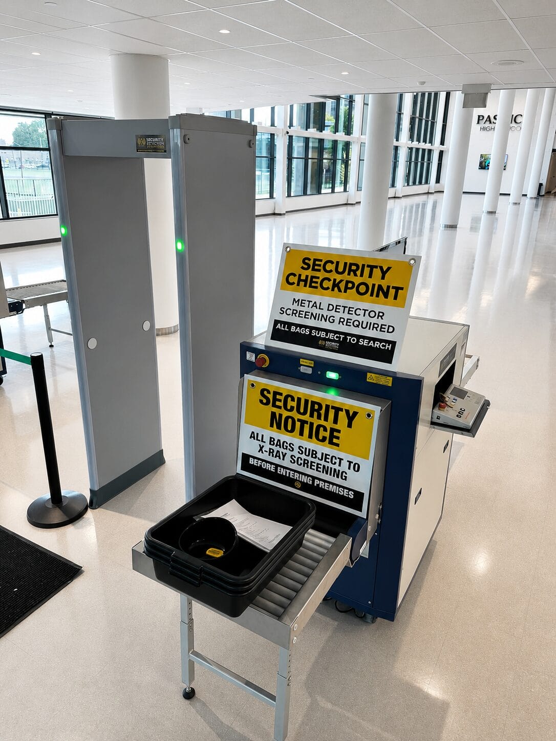 AutoClear Xray Machine w/ HIPE Metal Detector